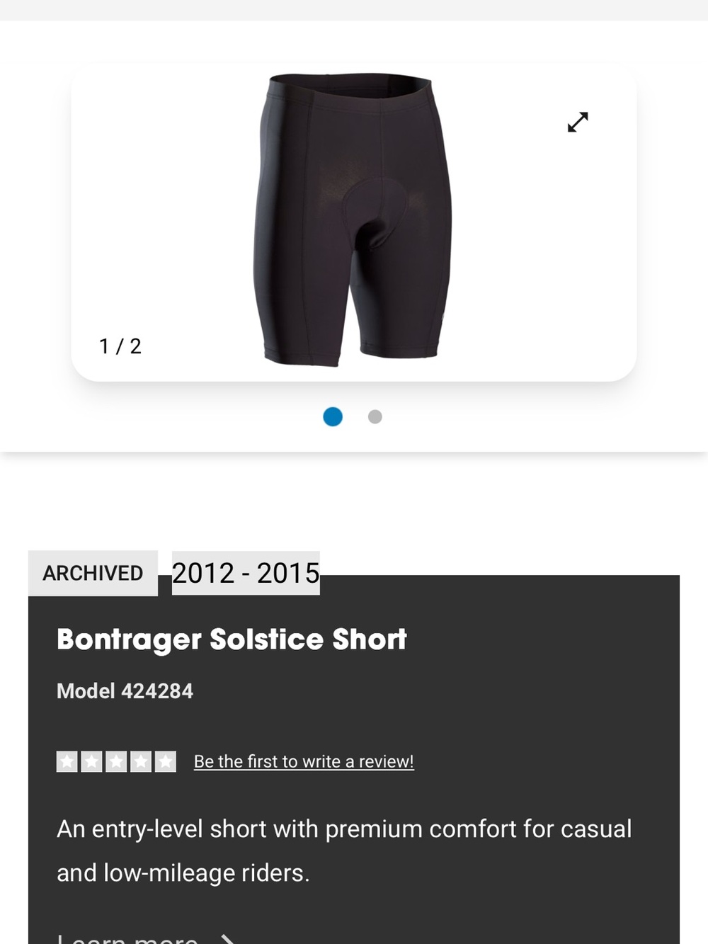 Bontrager Solstice Men’s Athletic Shorts — Black
